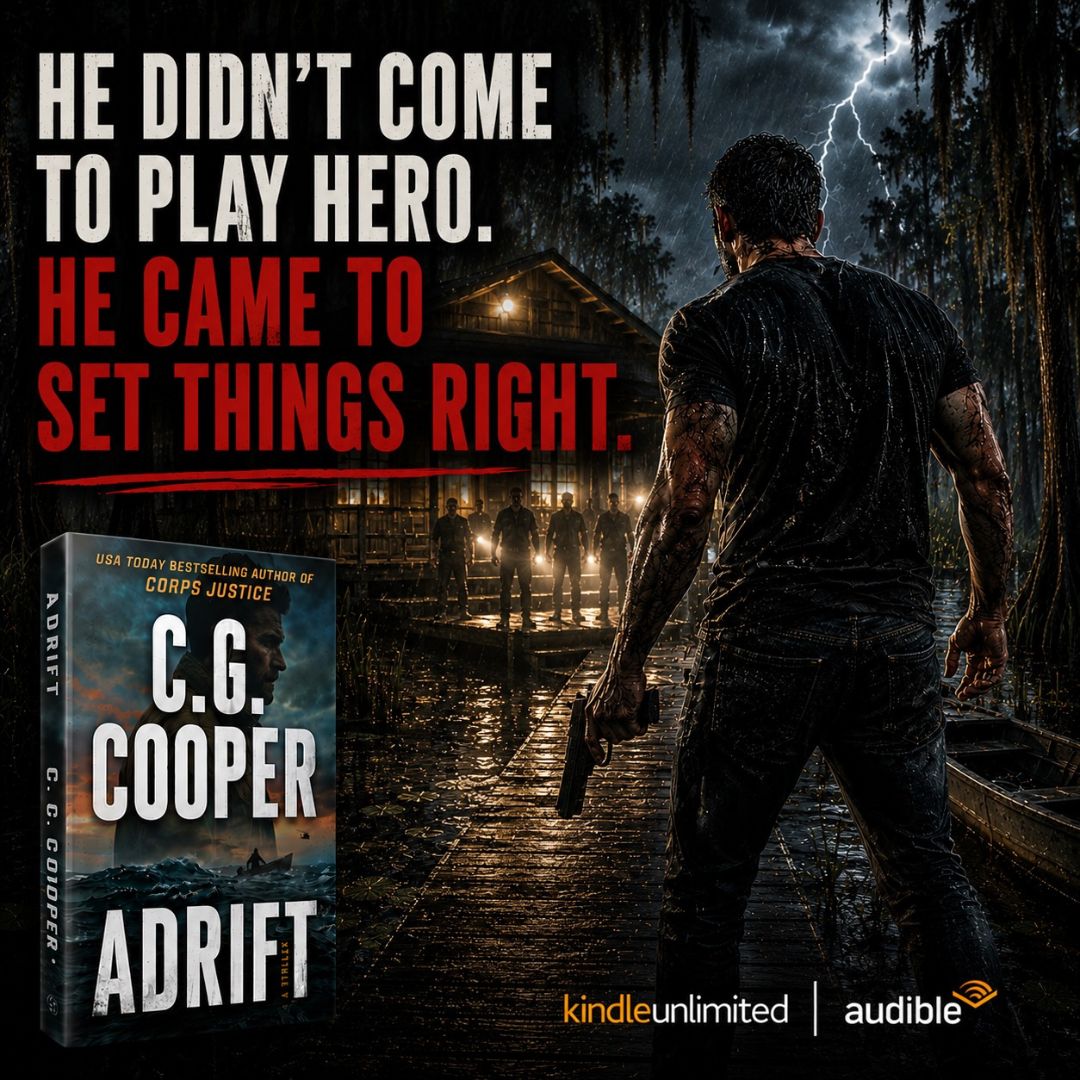 C. G. Cooper, Author Facebook ad