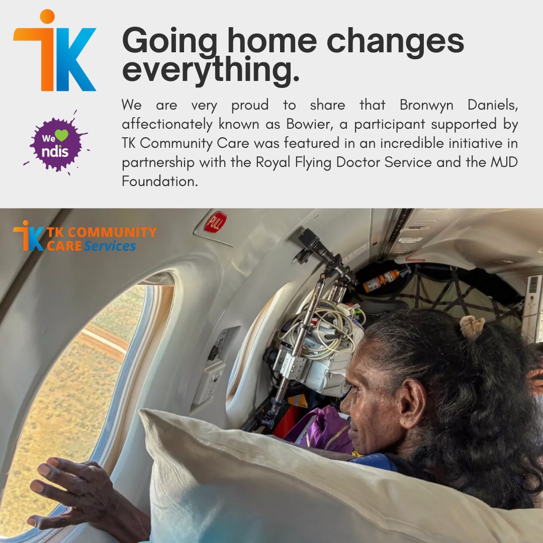 TK Community Care Services Facebook ad: At TK Community Care, we are present in…