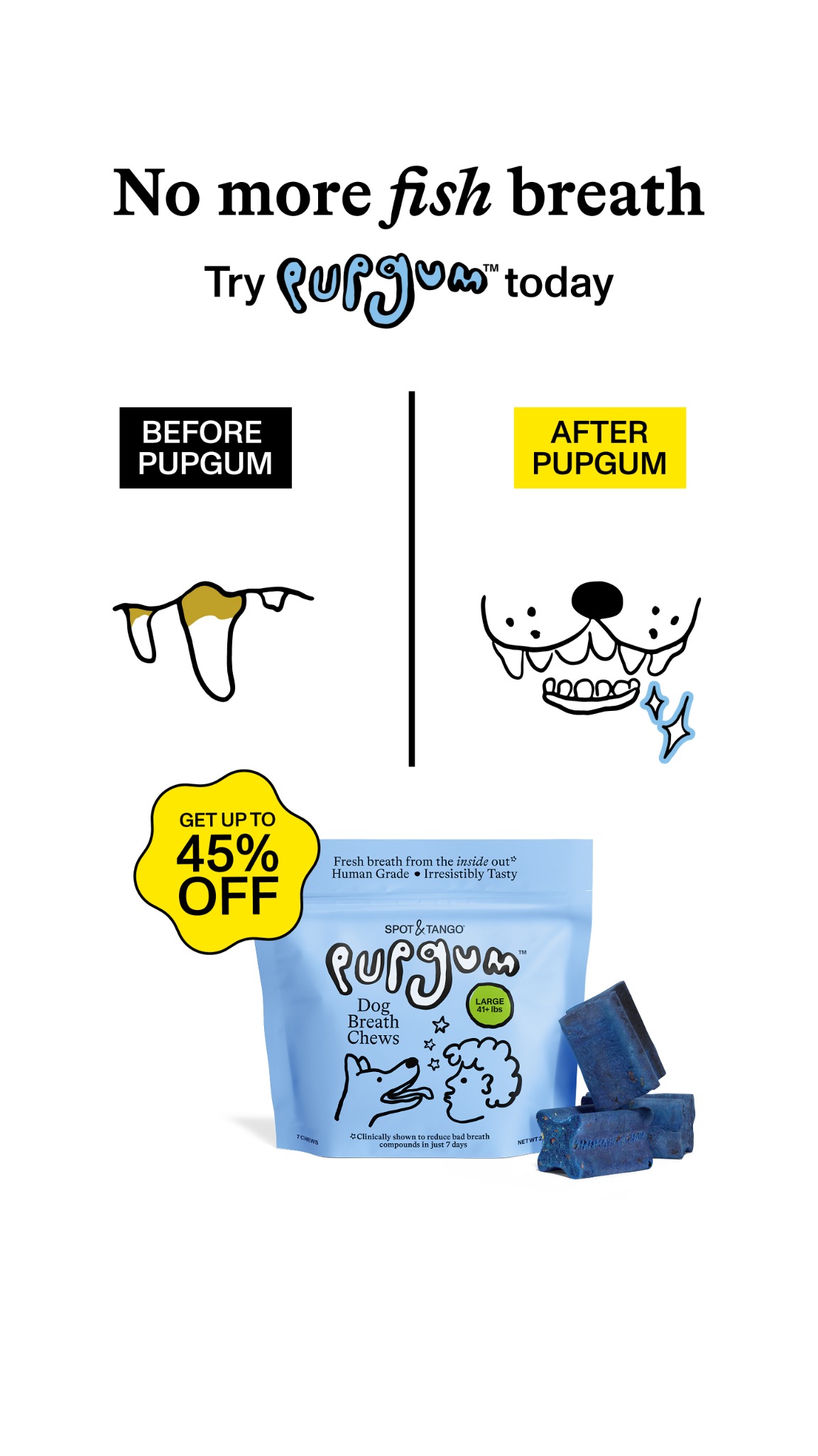 PupGum Facebook ad