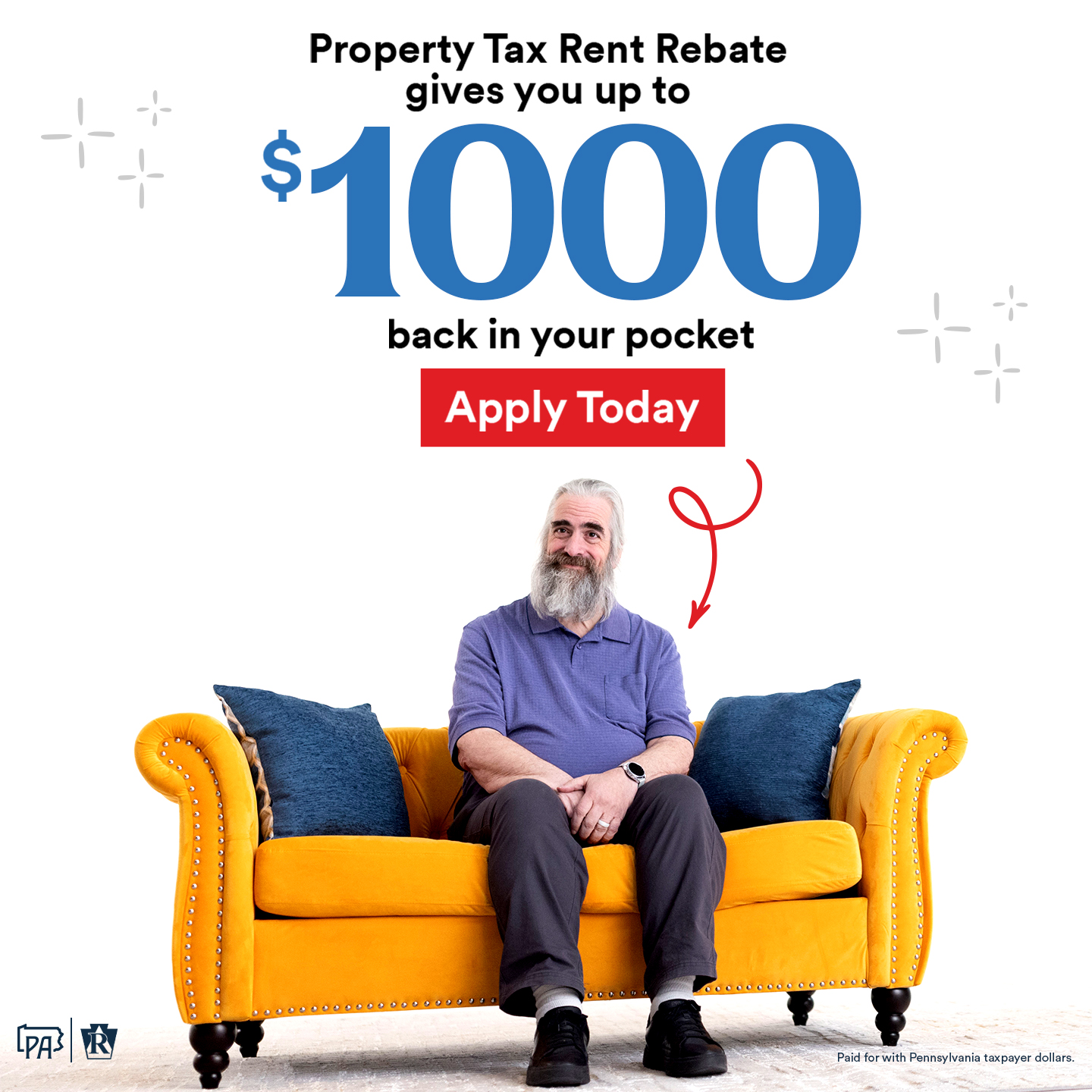 Pennsylvania Department of Revenue Facebook ad from Feb 27, 2026