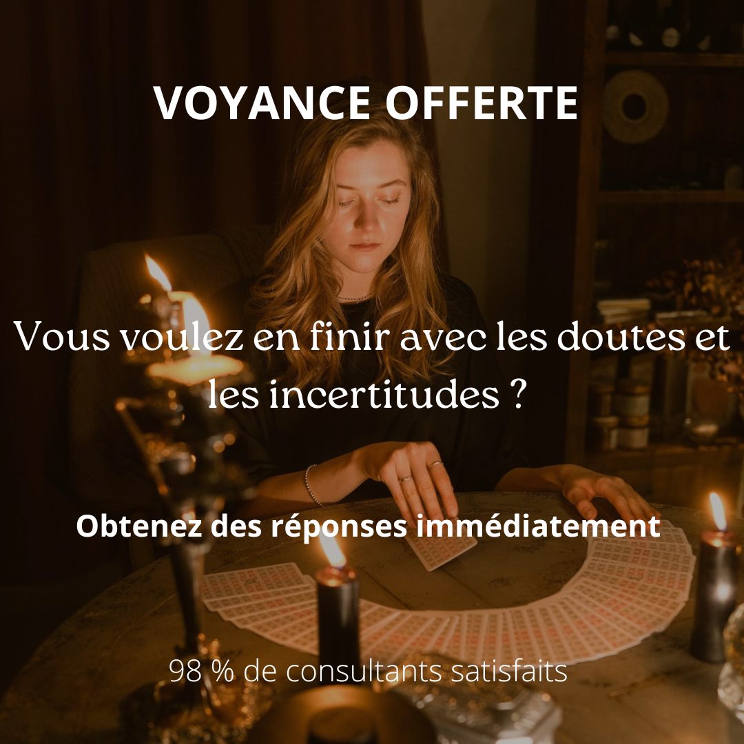 Medium Expert Voyance Facebook ad: Offrez-vous un moment de clarté: votre première…