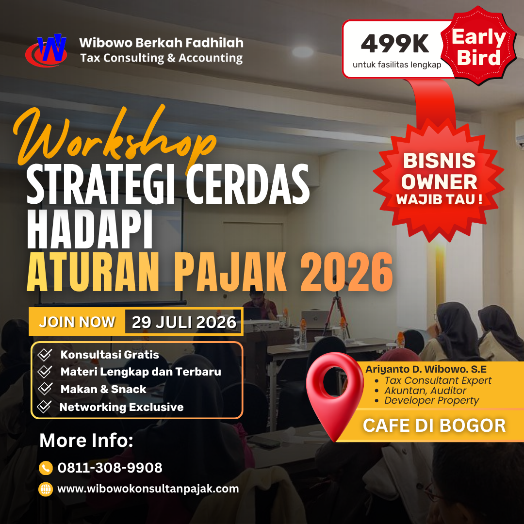 Konsultan Pajak Wibowo Facebook ad: Cara Cerdas Kelola Pajak & Penghasilan Developer