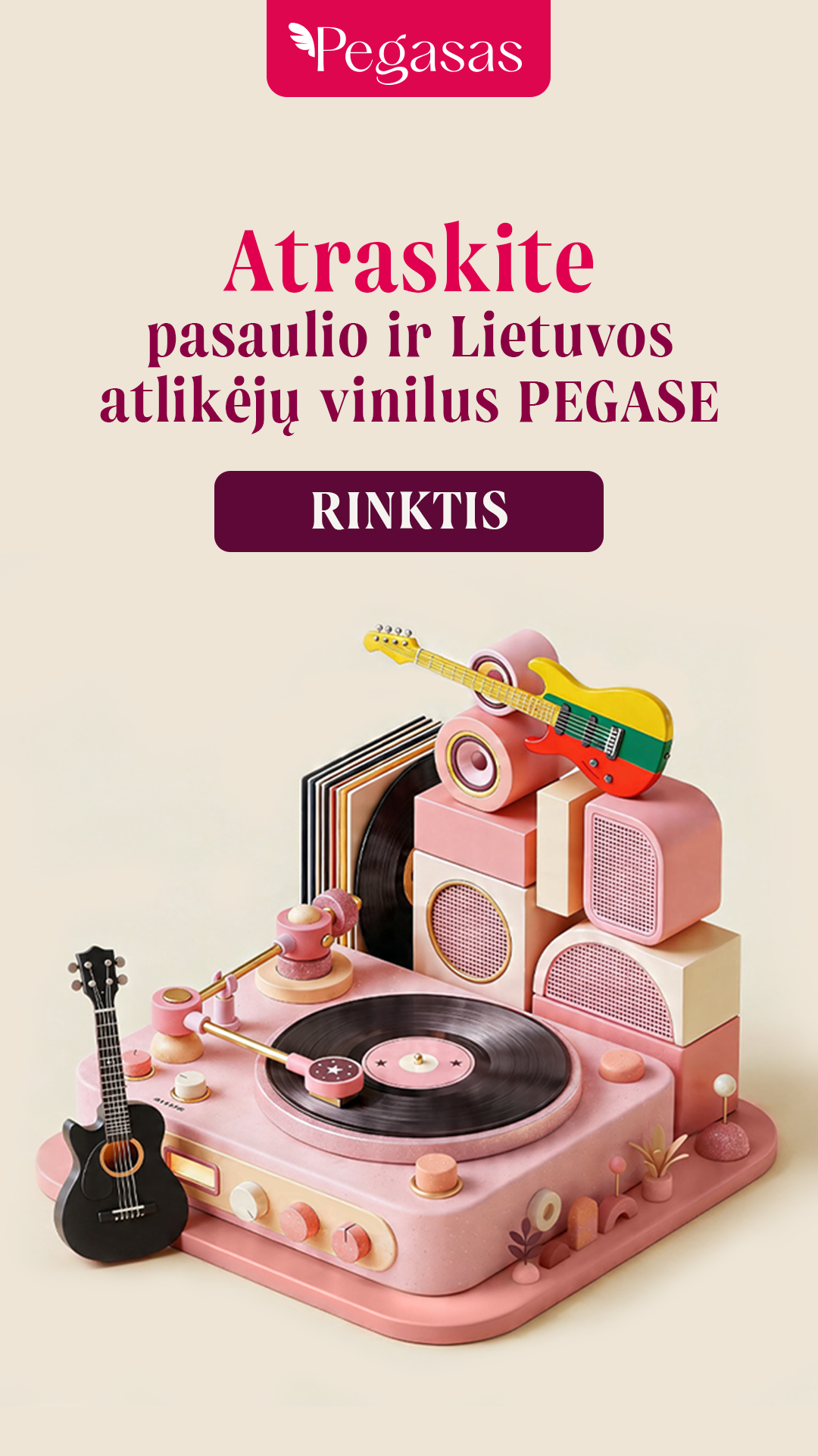 Knygynų tinklas „Pegasas“ Facebook ad