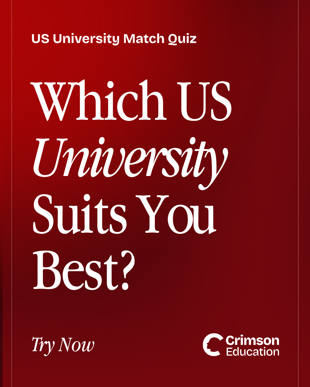 Crimson Education Facebook ad