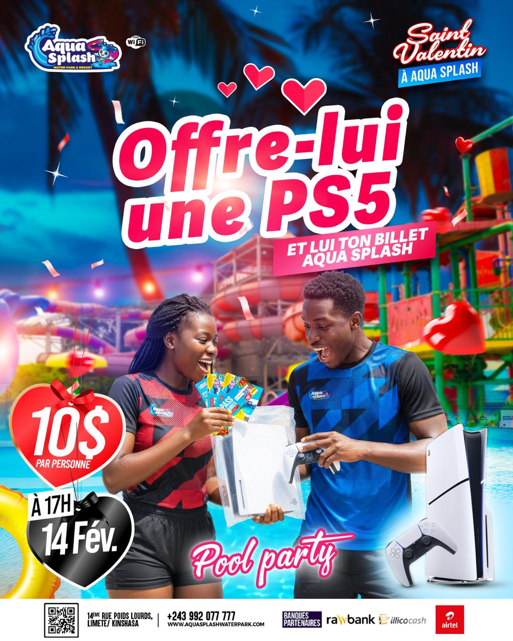 Aqua Splash Facebook ad