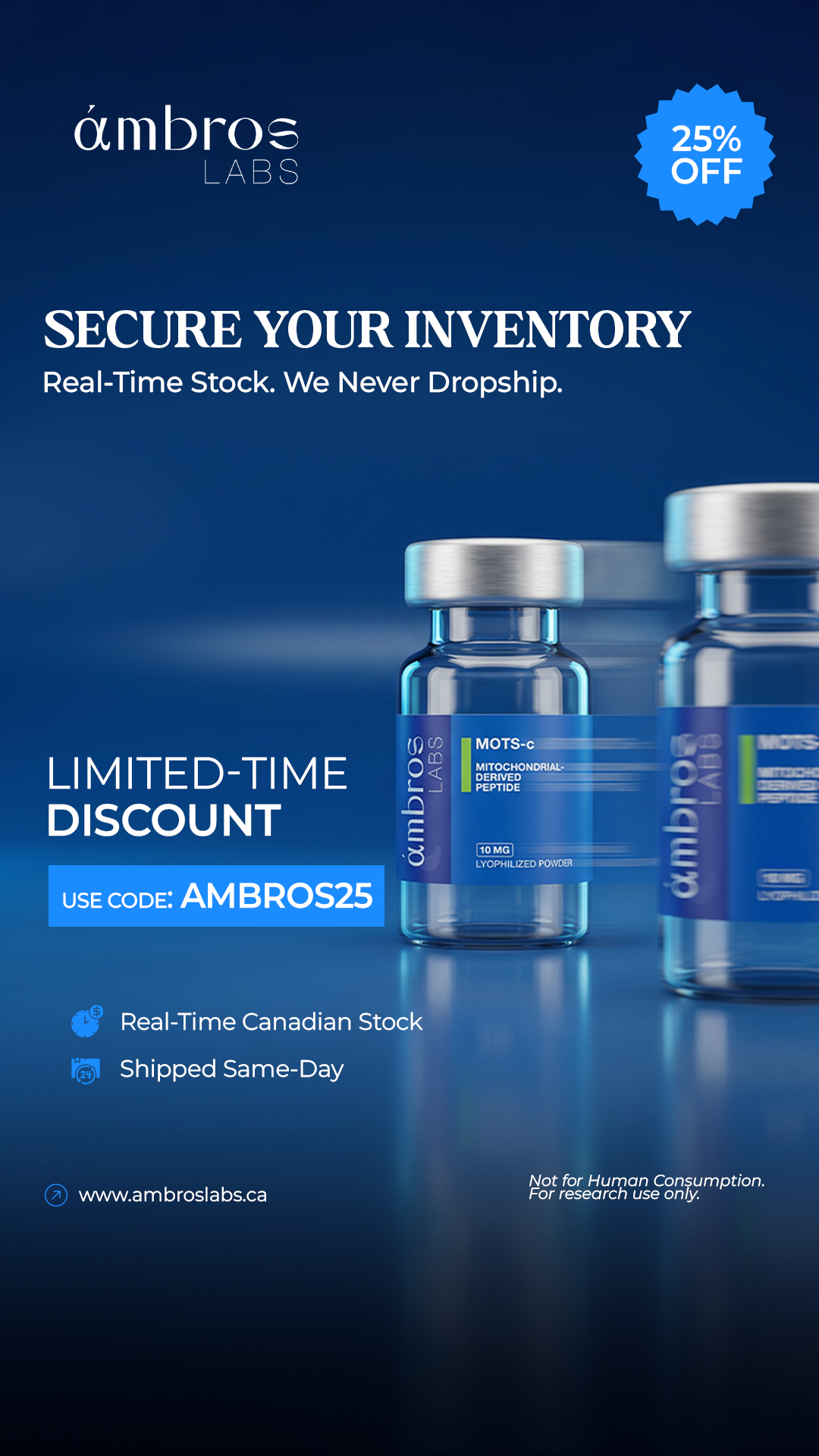 Ambros Labs Facebook ad