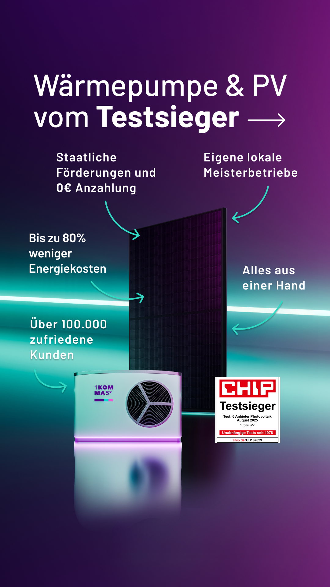 1KOMMA5GRAD Facebook ad