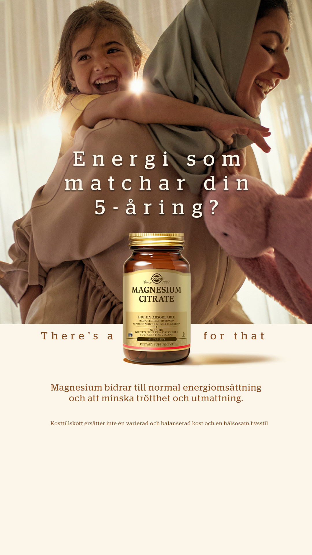 Solgar Nordics Facebook ad