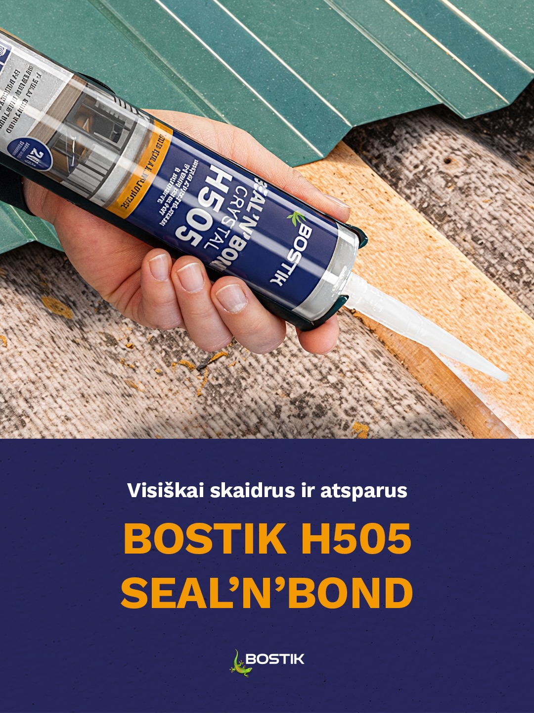 BOSTIK Facebook ad: Visiškai skaidrus, patikimas ir universalus, toks yra…