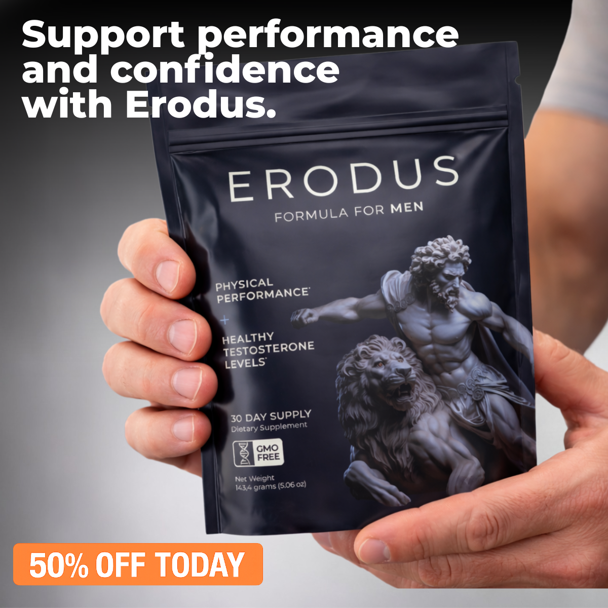 Erodus Formula For Men Facebook ad