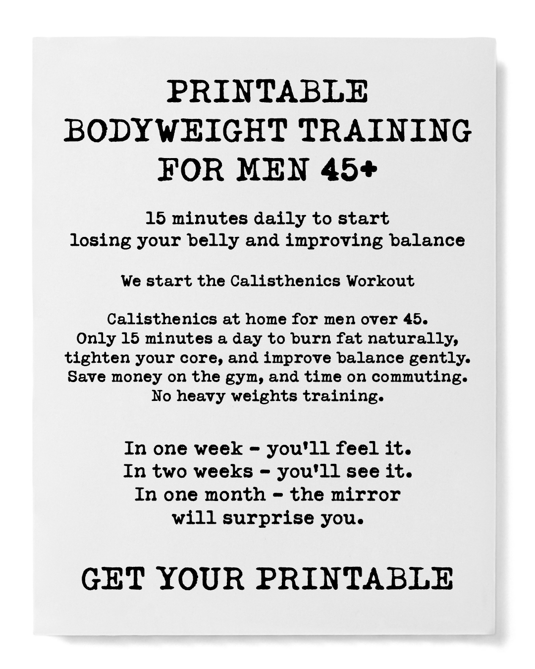 28 Day Challenge - Calisthenics Facebook ad