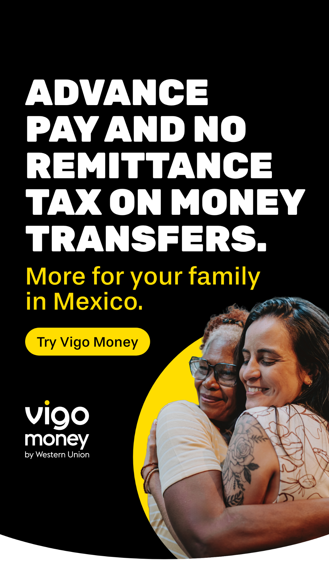 Western Union Facebook ad