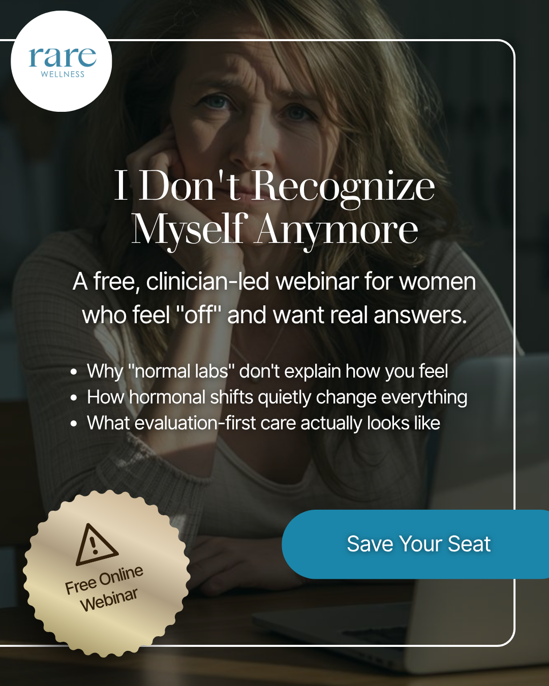 Rare Wellness Facebook ad: Why I Feel Fine on Paper Isn't the Whole Story