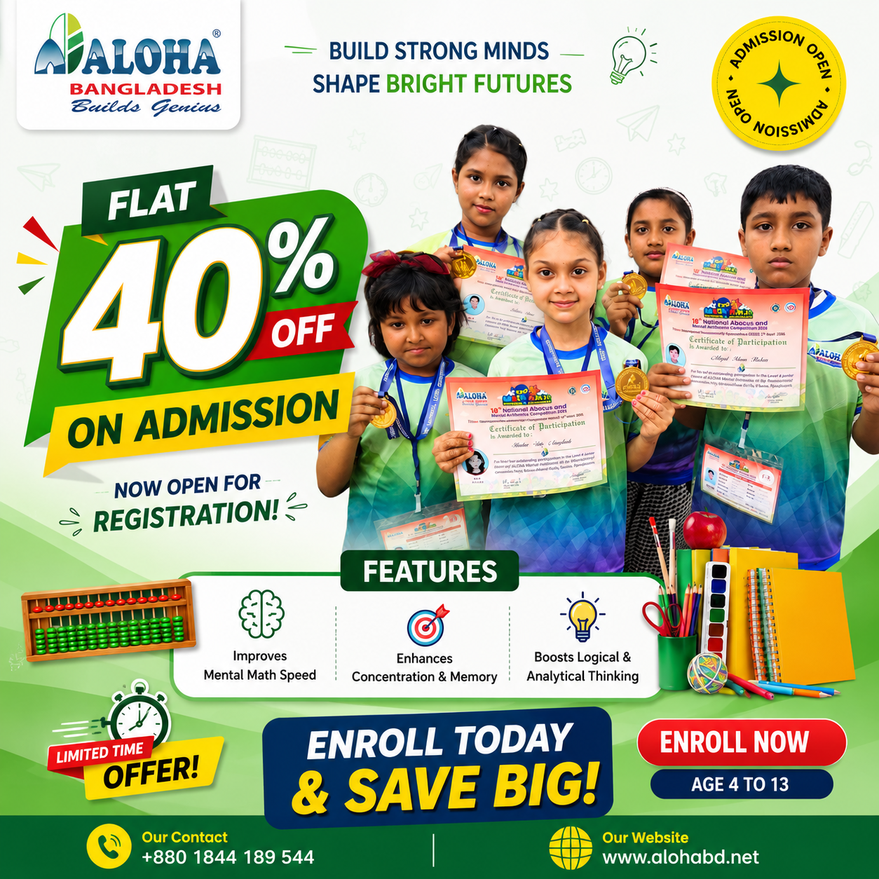 ALOHA Bangladesh Facebook ad