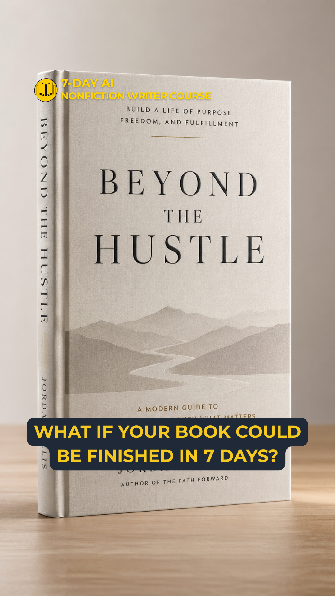 7 Day AI Writer Facebook ad: What if your book could be finished in 7 days?