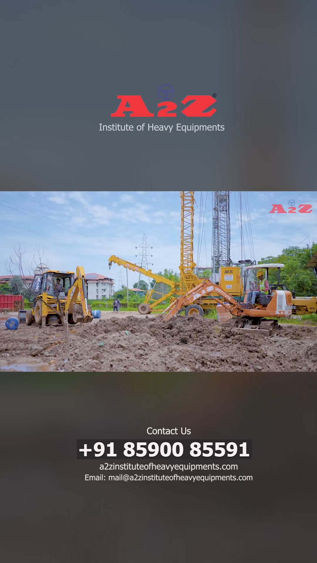 A2Z Institute of Heavy Equipments & Driving School Facebook ad: Chat With Us