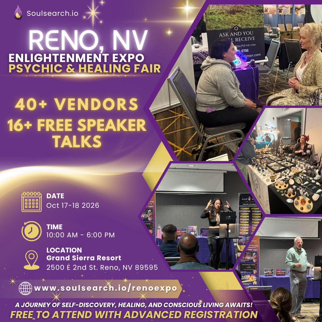 SoulSearch Facebook ad: SoulSearch Reno Enlightenment Expo