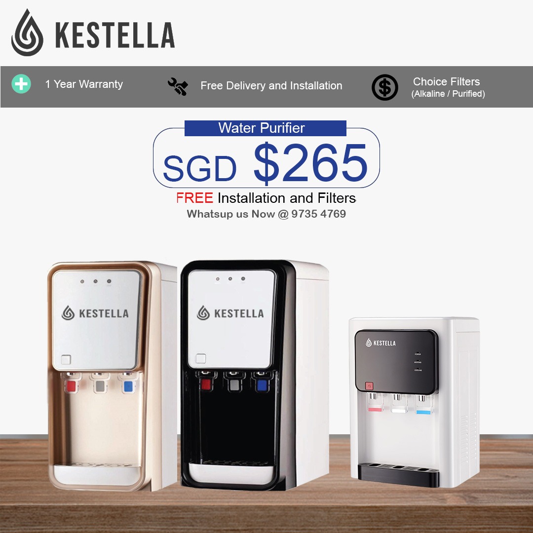 Kestella Water Purifier Singapore Facebook ad: Grab one while stocks last!