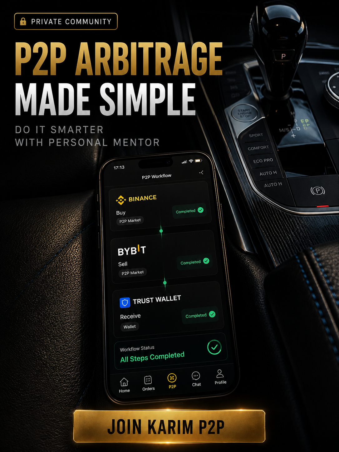 Karim P2P Facebook ad: Karim | P2P Trade