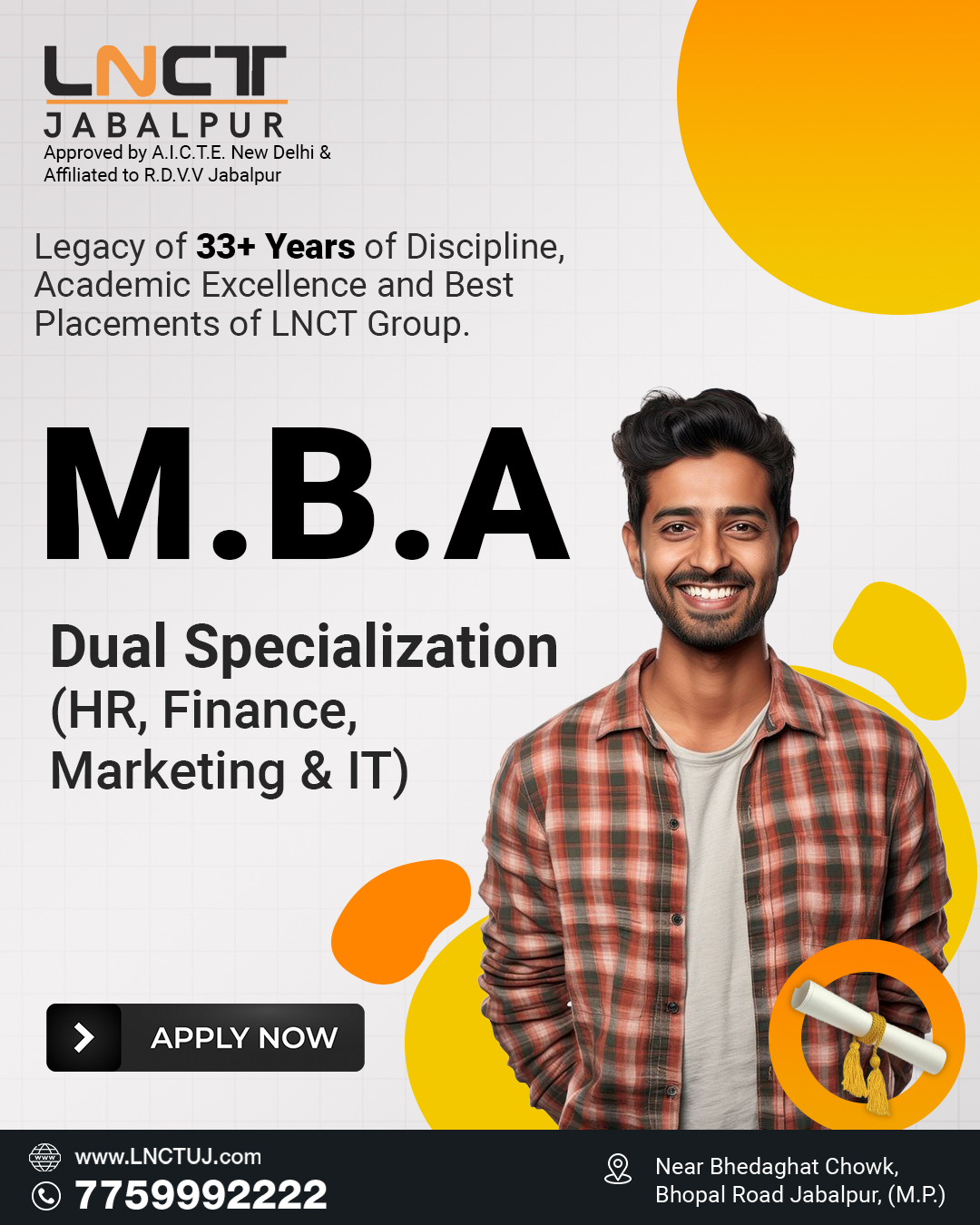 Lakshmi Narain College of Technology, - LNCT Jabalpur Facebook ad