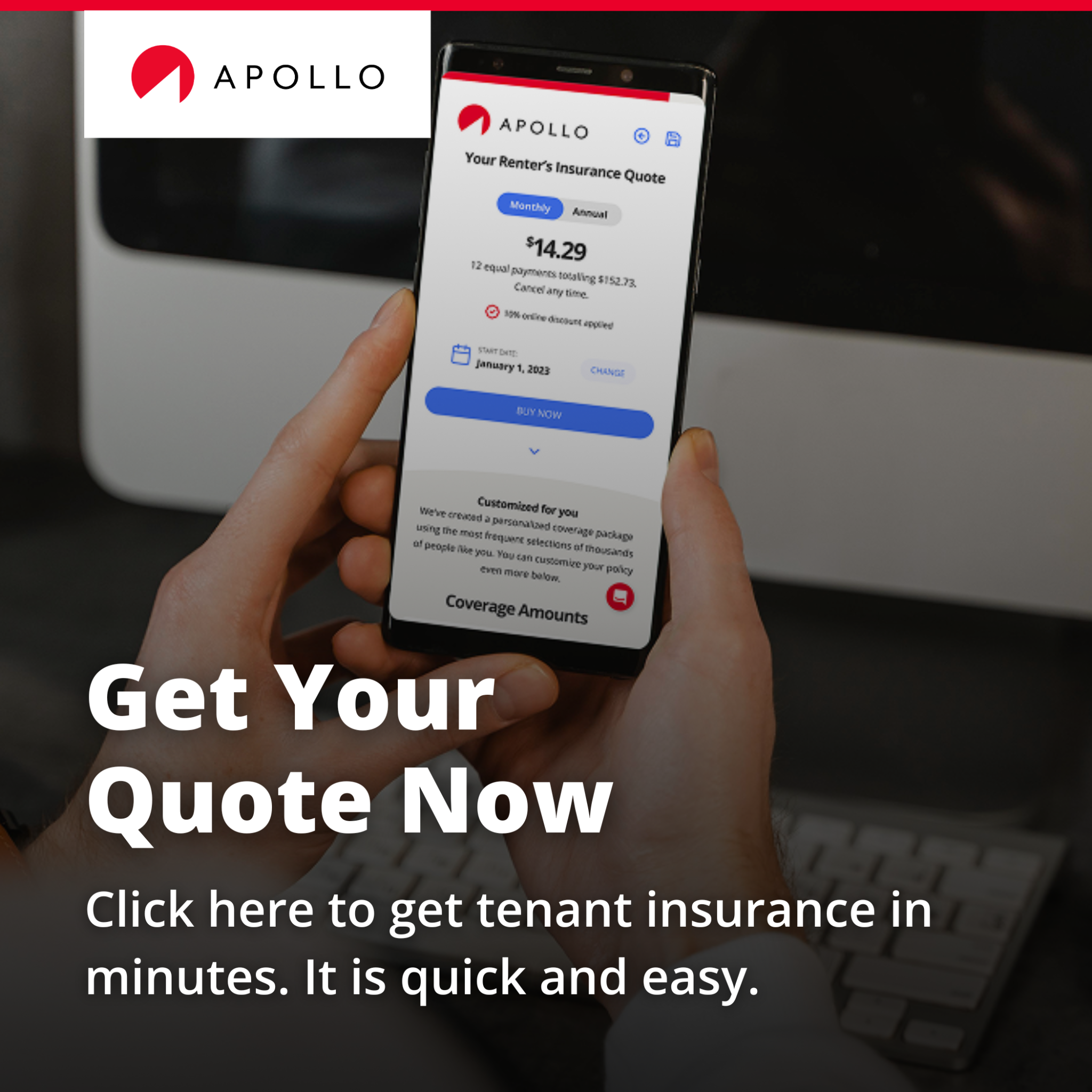 APOLLO Insurance Facebook ad