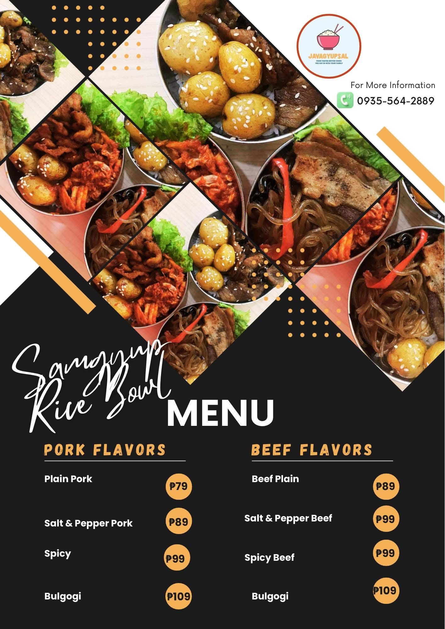 JAVA Gyupsal Facebook ad: Food Tastes Better When You Eat In With…