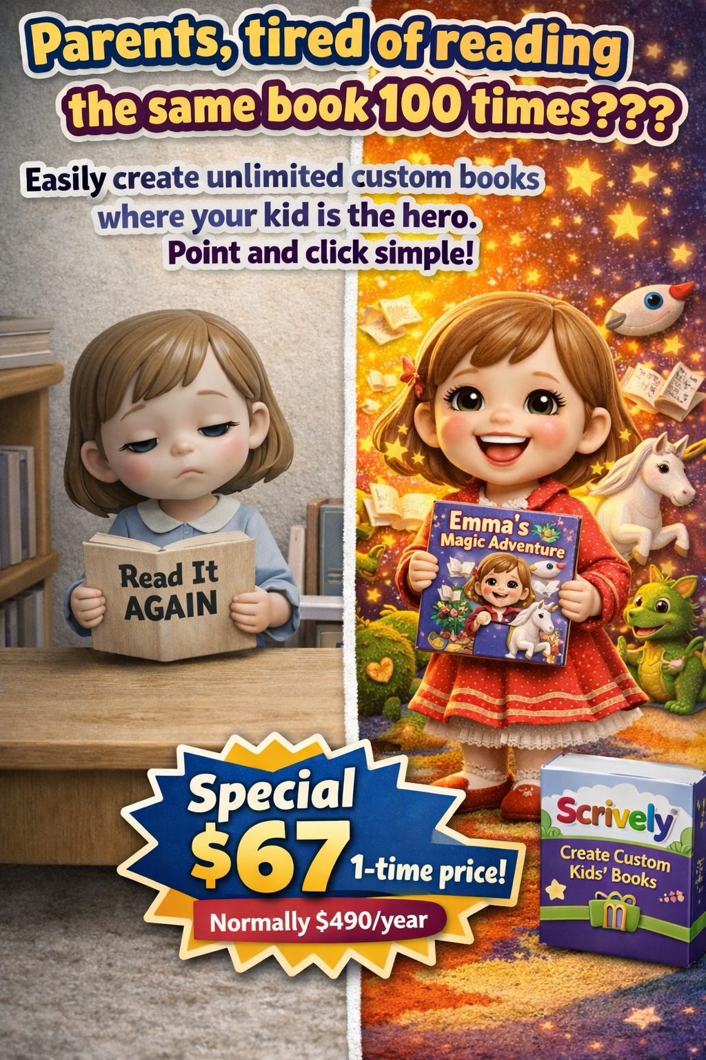 Scrively Facebook ad
