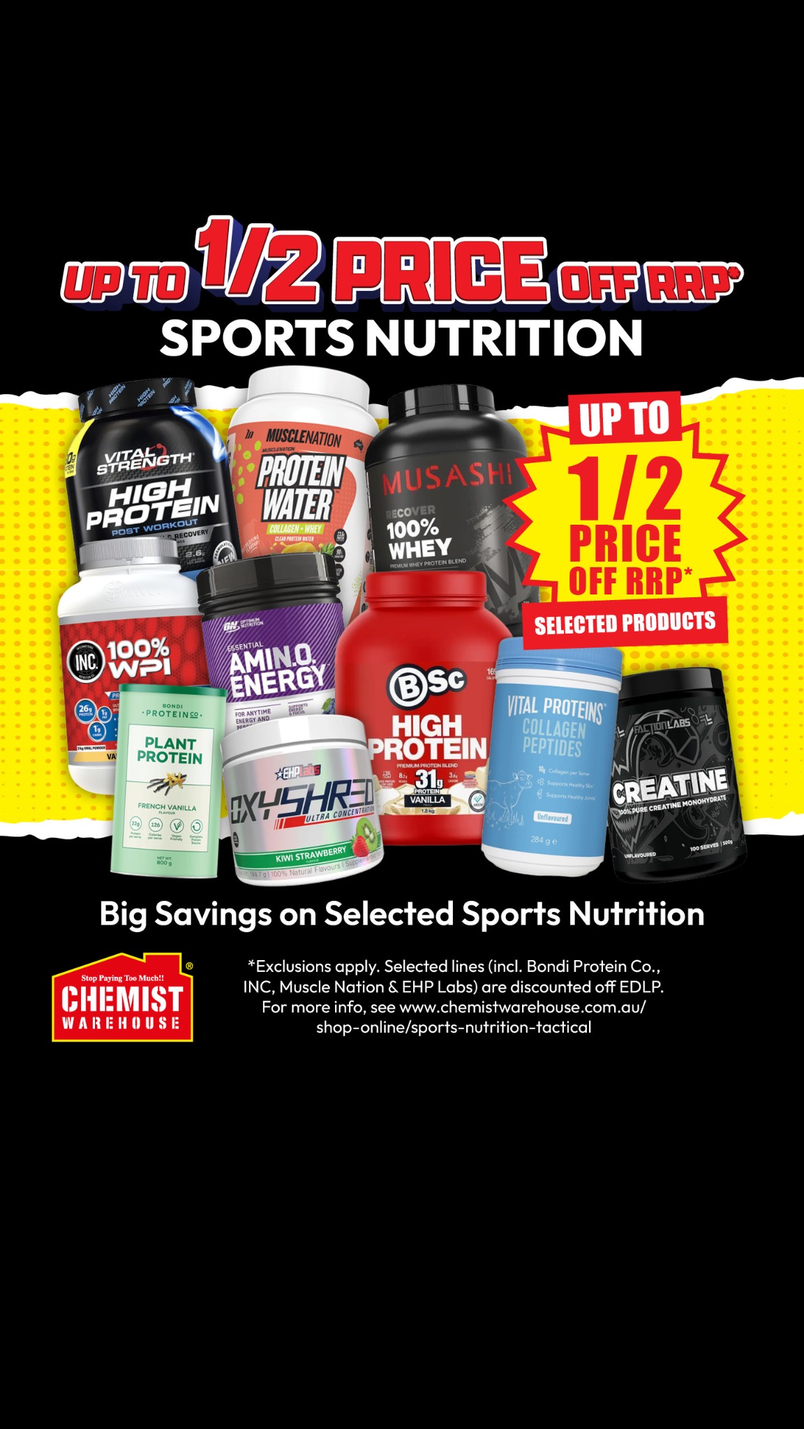 Chemist Warehouse Facebook ad