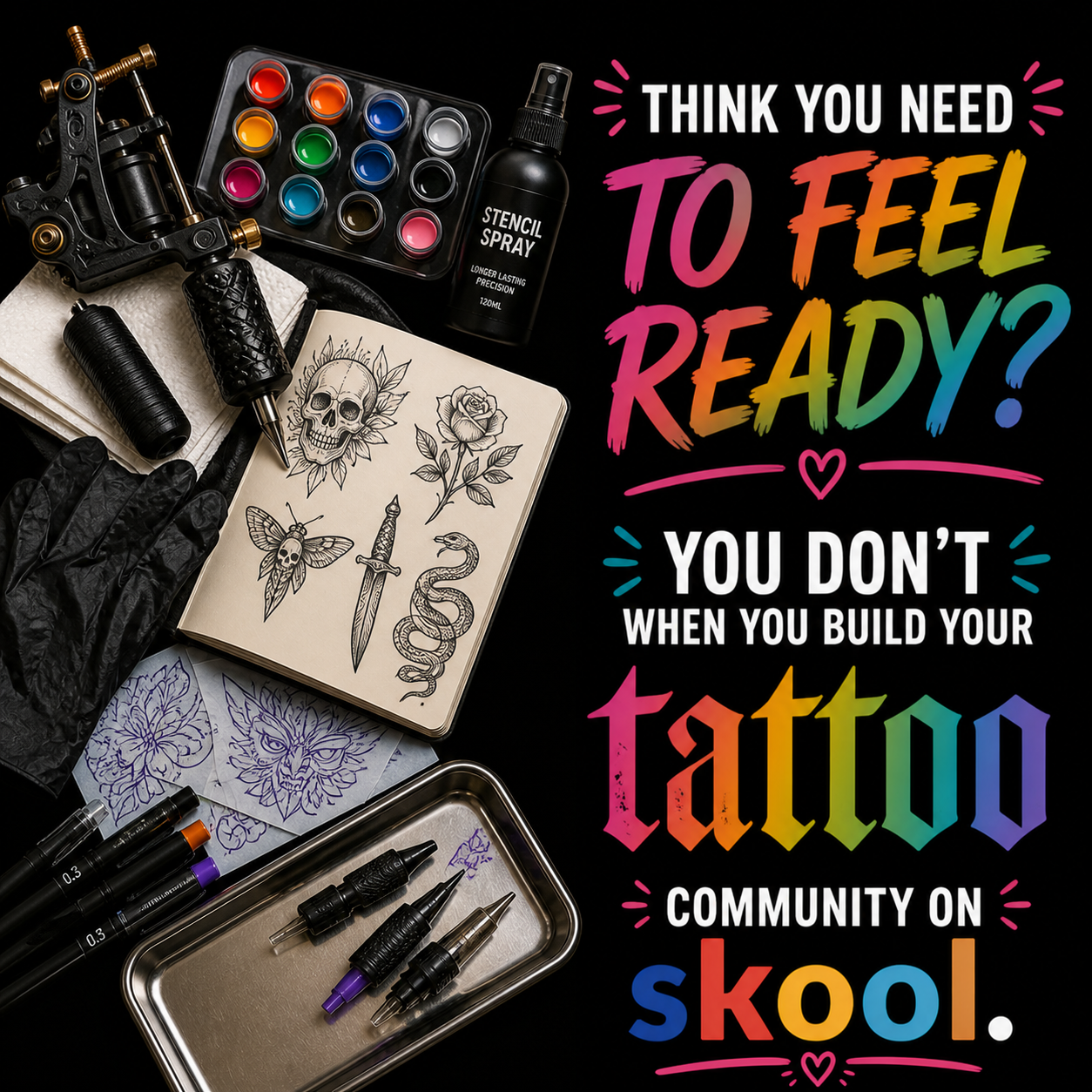 Skool Facebook ad