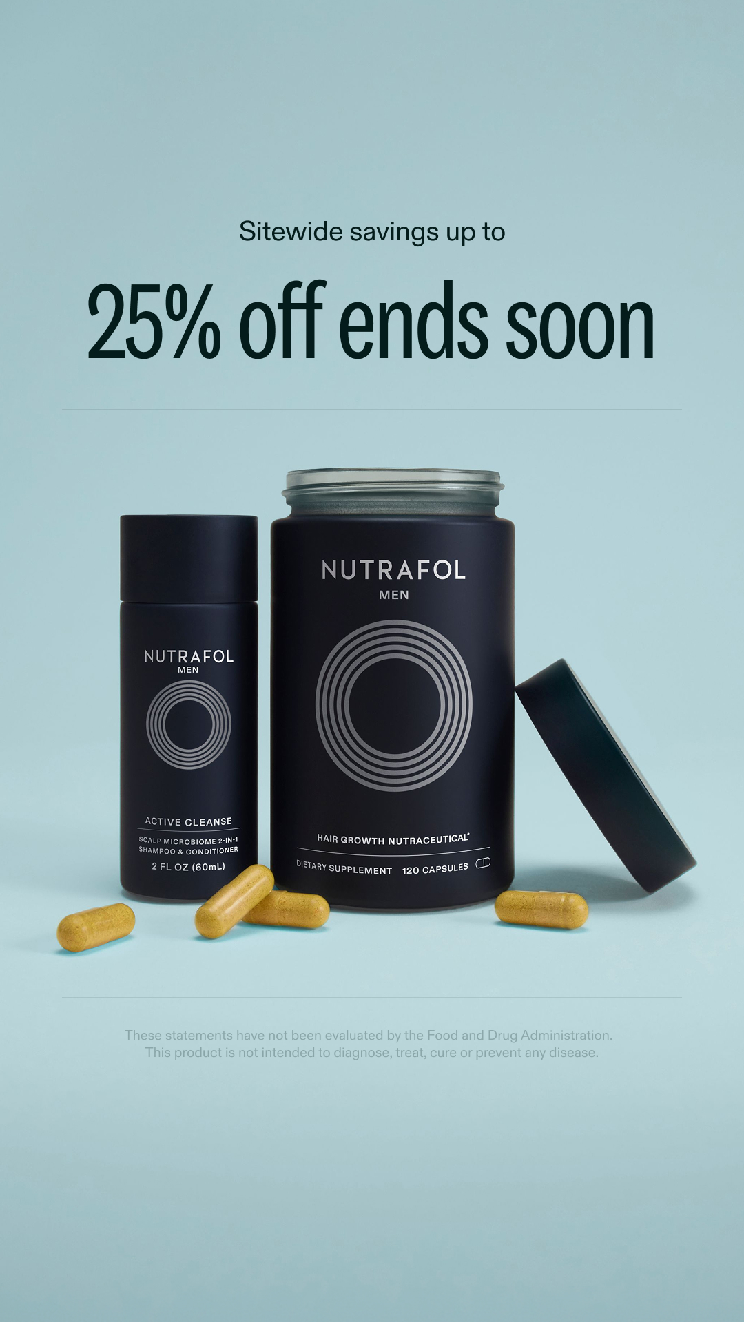 Nutrafol Men Facebook ad