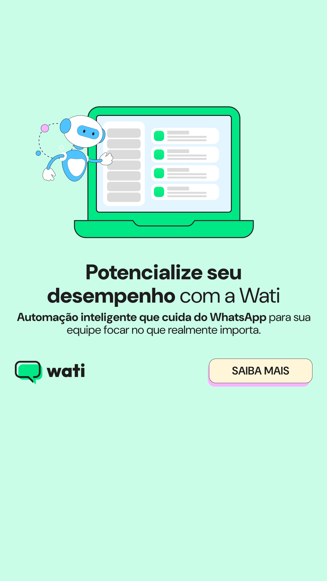 Wati Brasil Facebook ad
