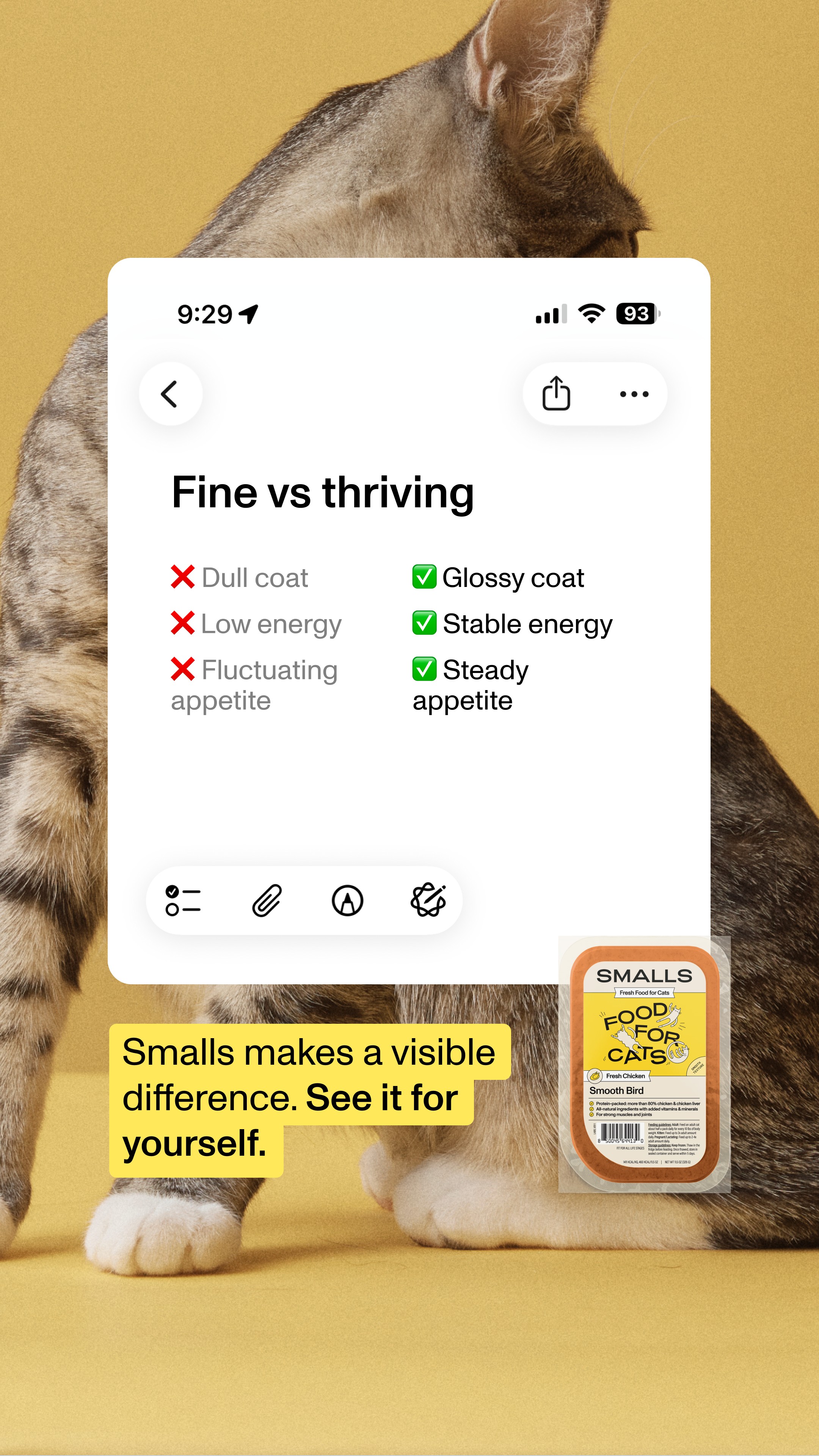 Smalls Facebook ad