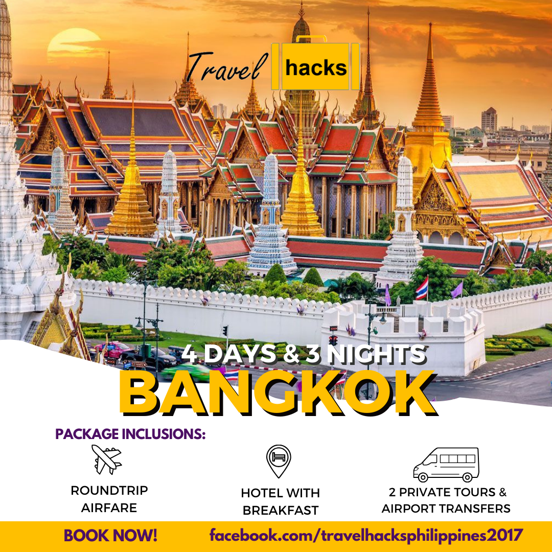 Travelhacks Facebook ad: Travel to Bangkok in style and comfort with…