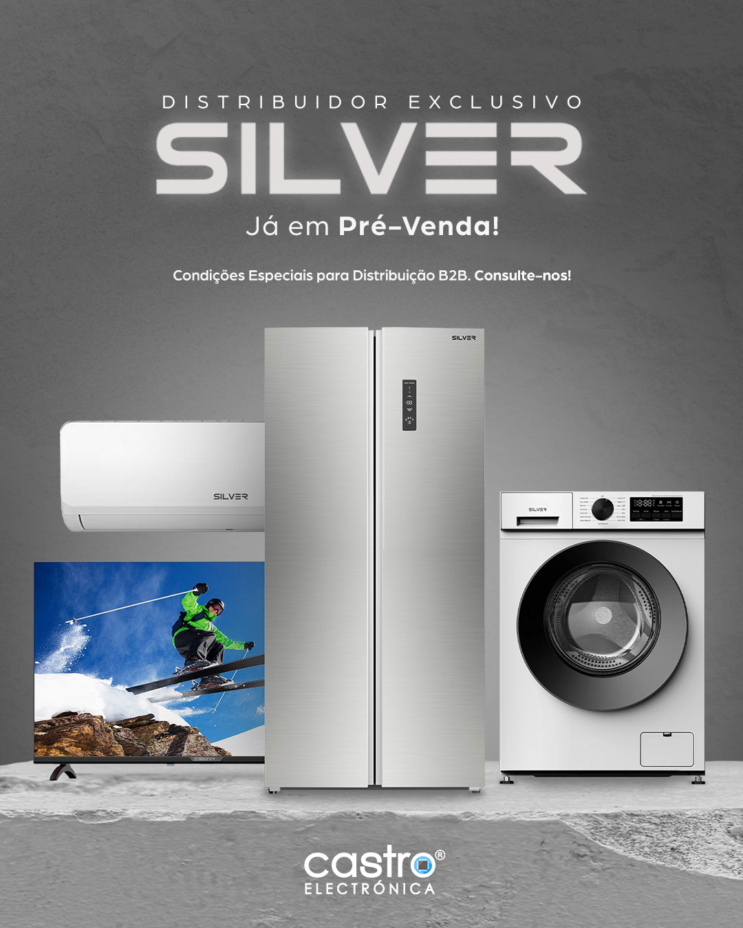 Castro Electrónica Facebook ad: Eletrodomésticos SILVER