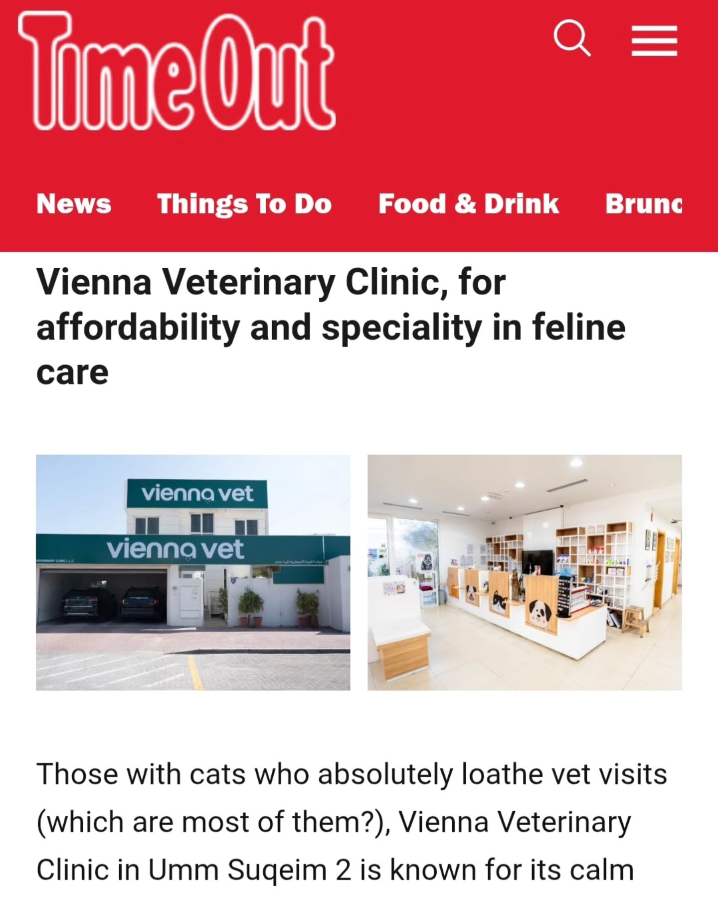 Vienna Vet Facebook ad