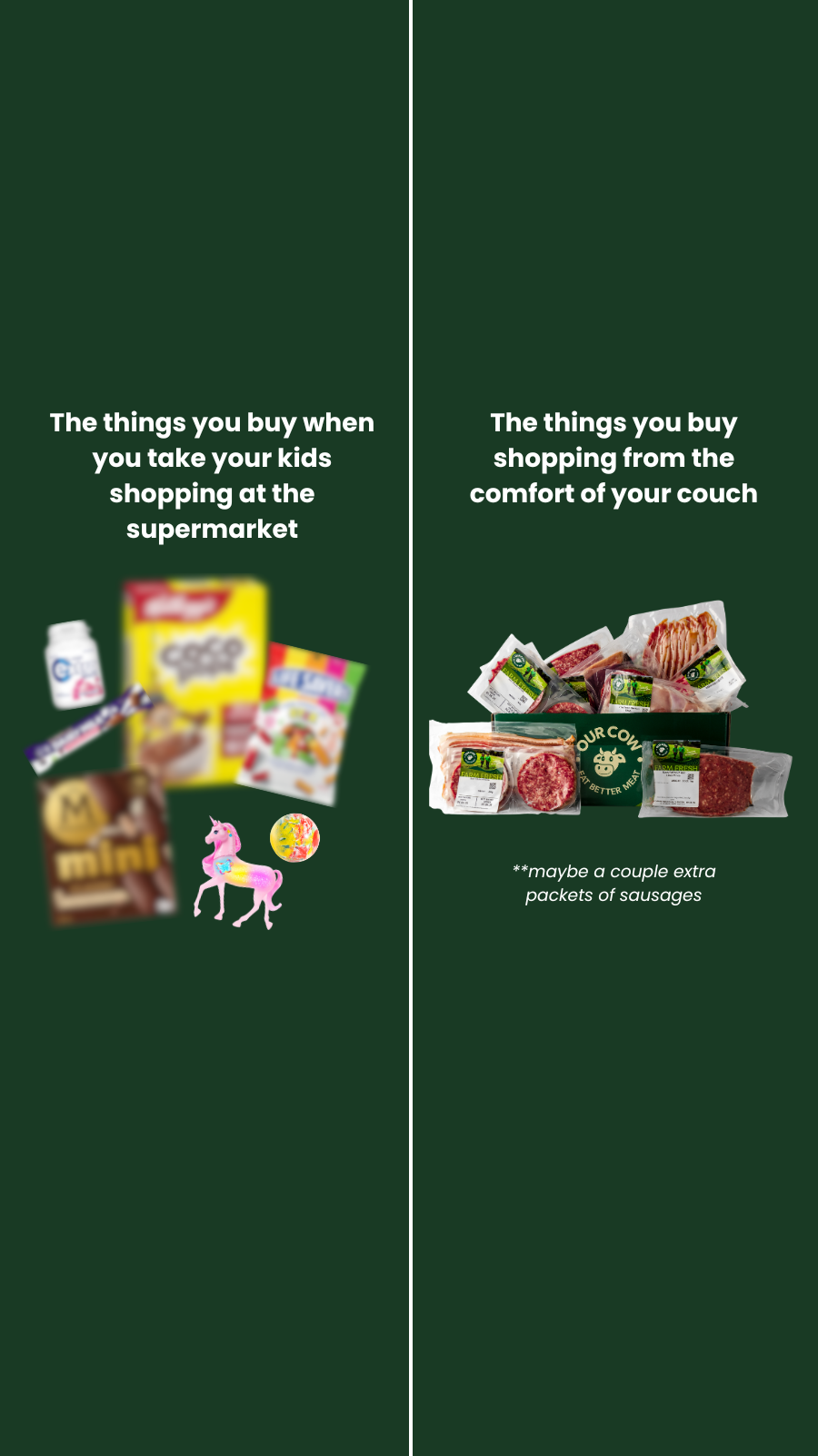 Our Cow Facebook ad