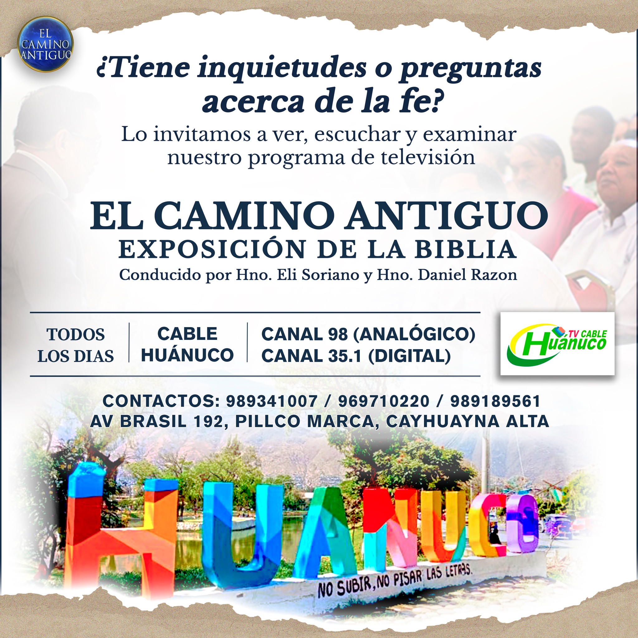 Miembros de la Iglesia de Dios Internacional Facebook ad: ¿Tiene inquietudes o preguntas