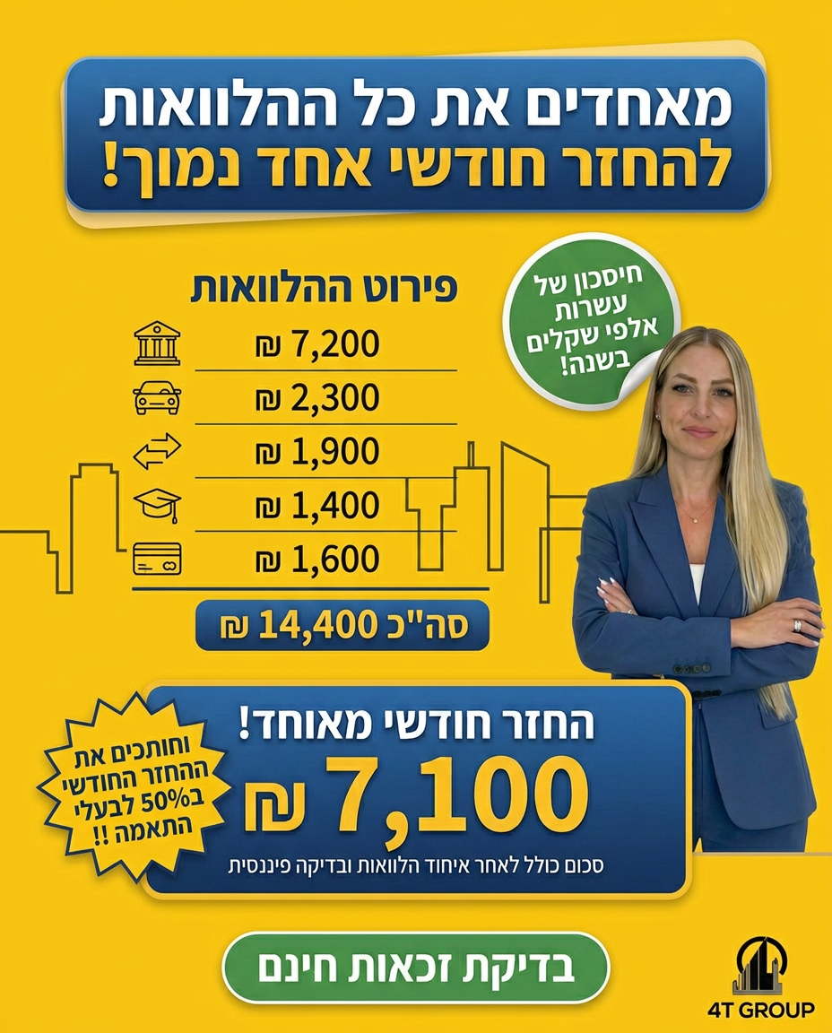 4t group Facebook ad: לבדיקת התאמה, השאירו פרטים בטופס>>