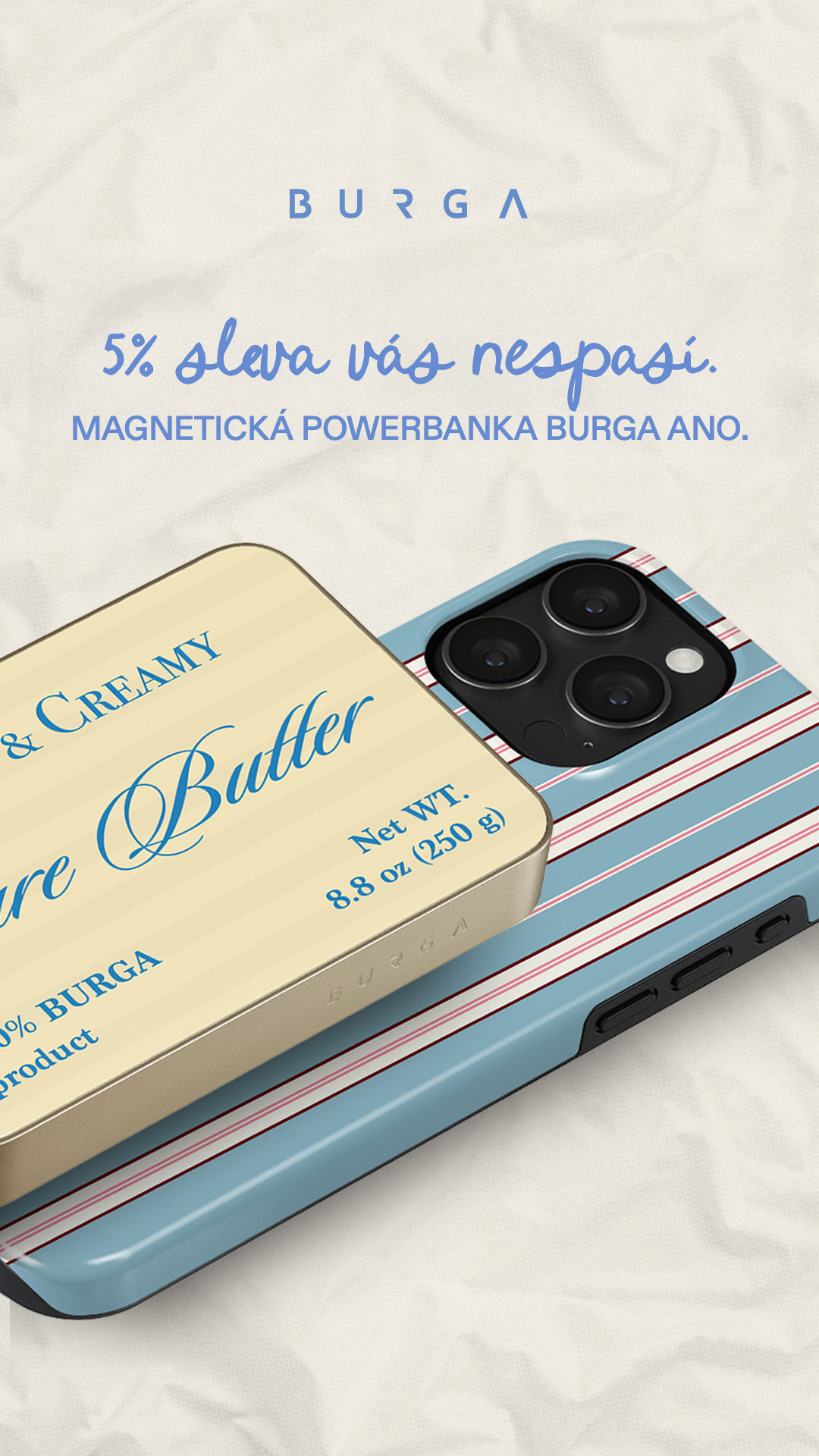 BURGA Facebook ad