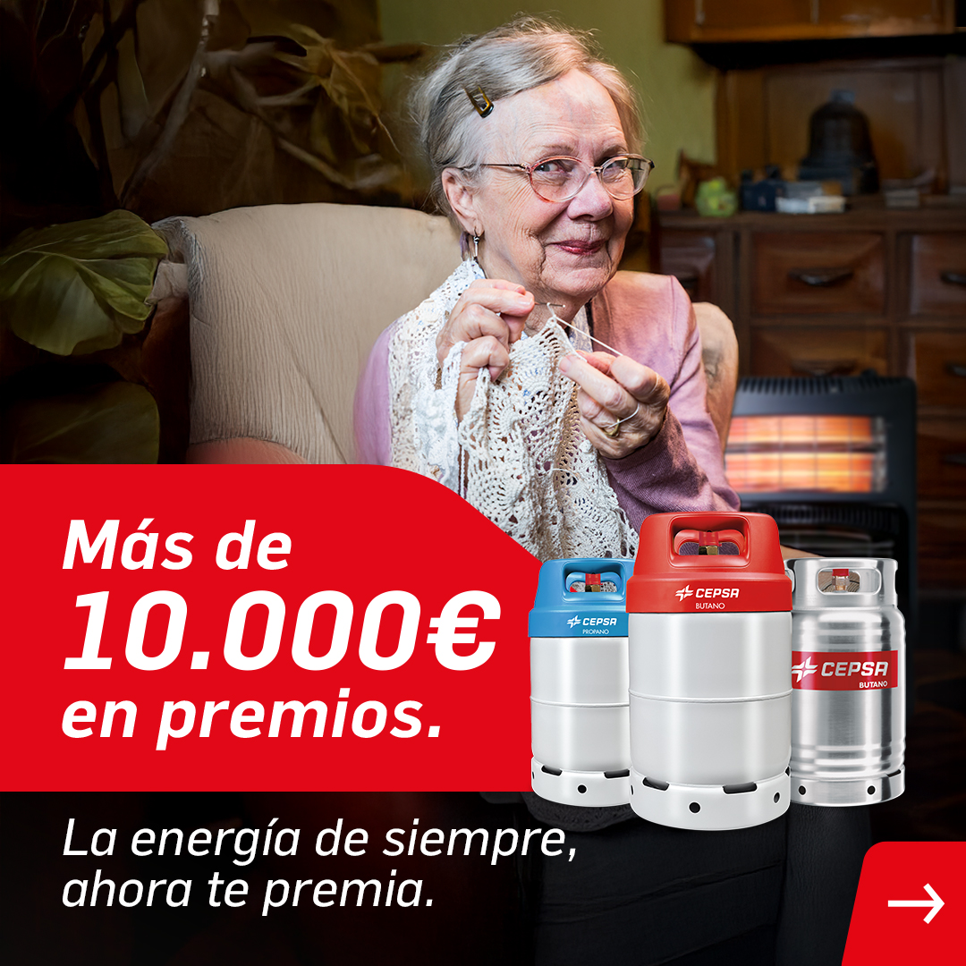 Cepsa Butano y Propano Facebook ad: Más de 10.000€ en premios: 5 tarjetas regalo…