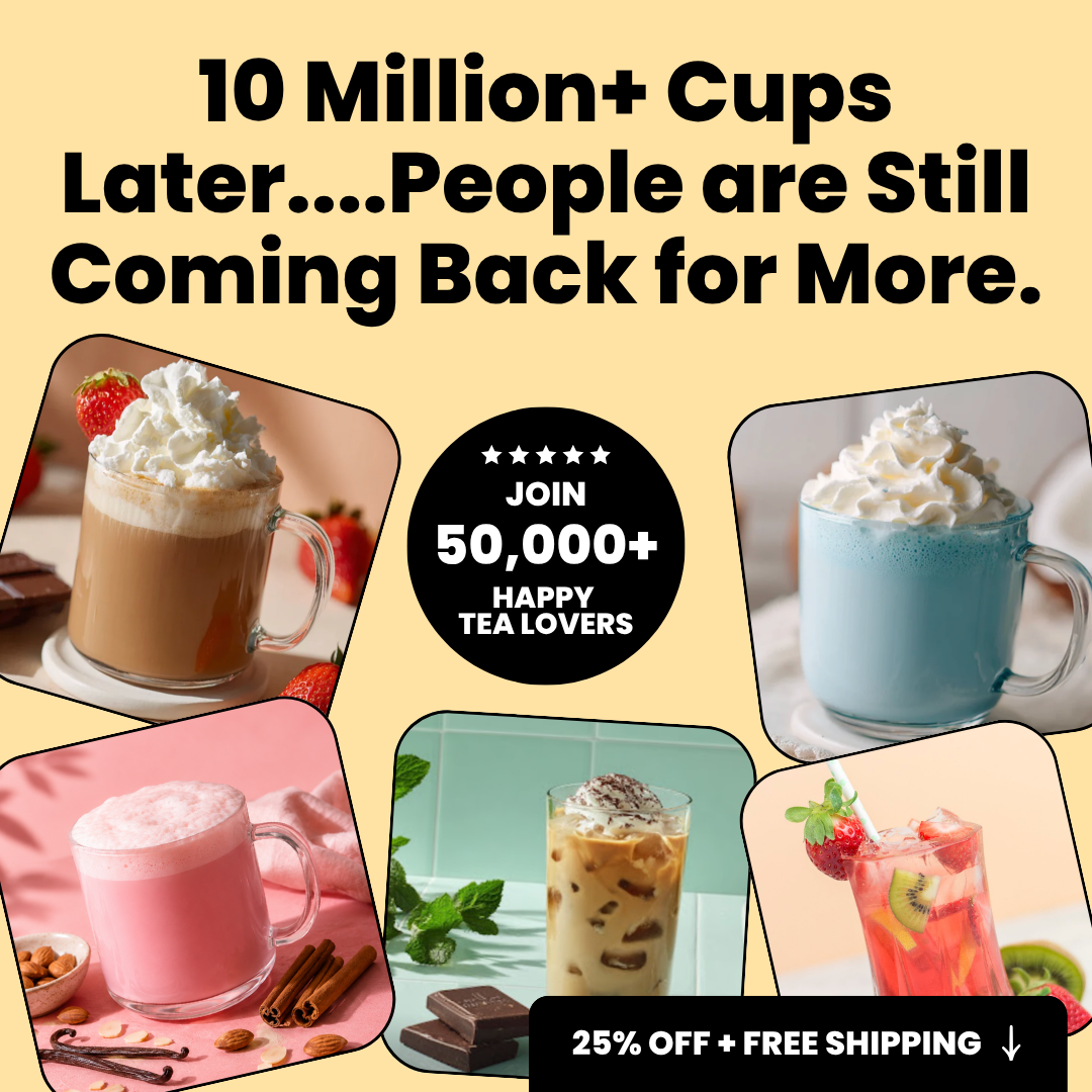 Tealish Facebook ad: Life’s Too Short for Boring Tea