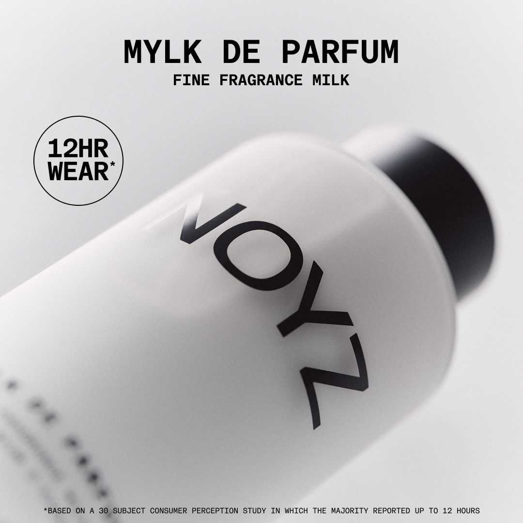 NOYZ Facebook ad: NEW: MYLK DE PARFUM.