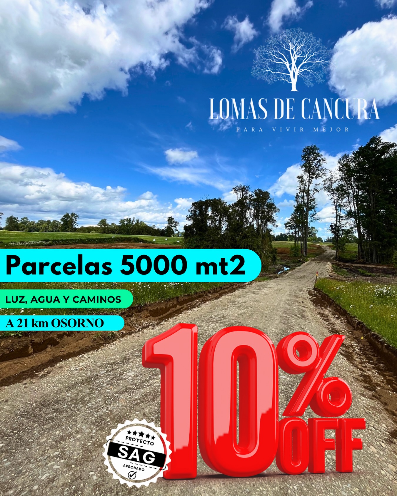 Lomas de Cancura CL Facebook ad: NOS VOLVIMOS LOCOS!