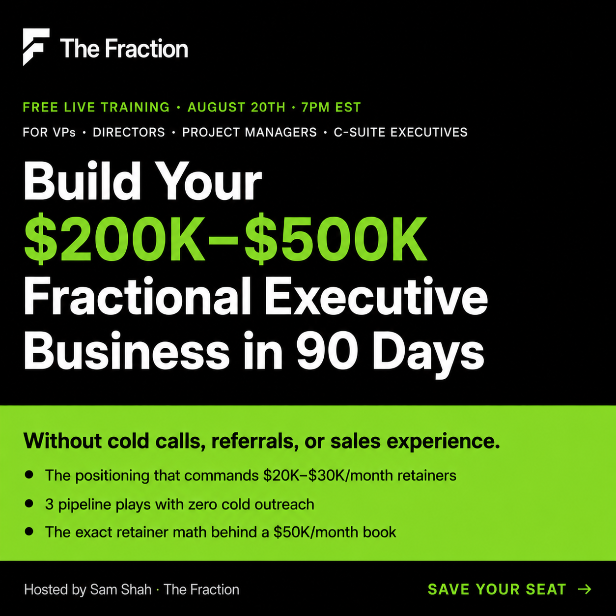 The Fraction Facebook ad