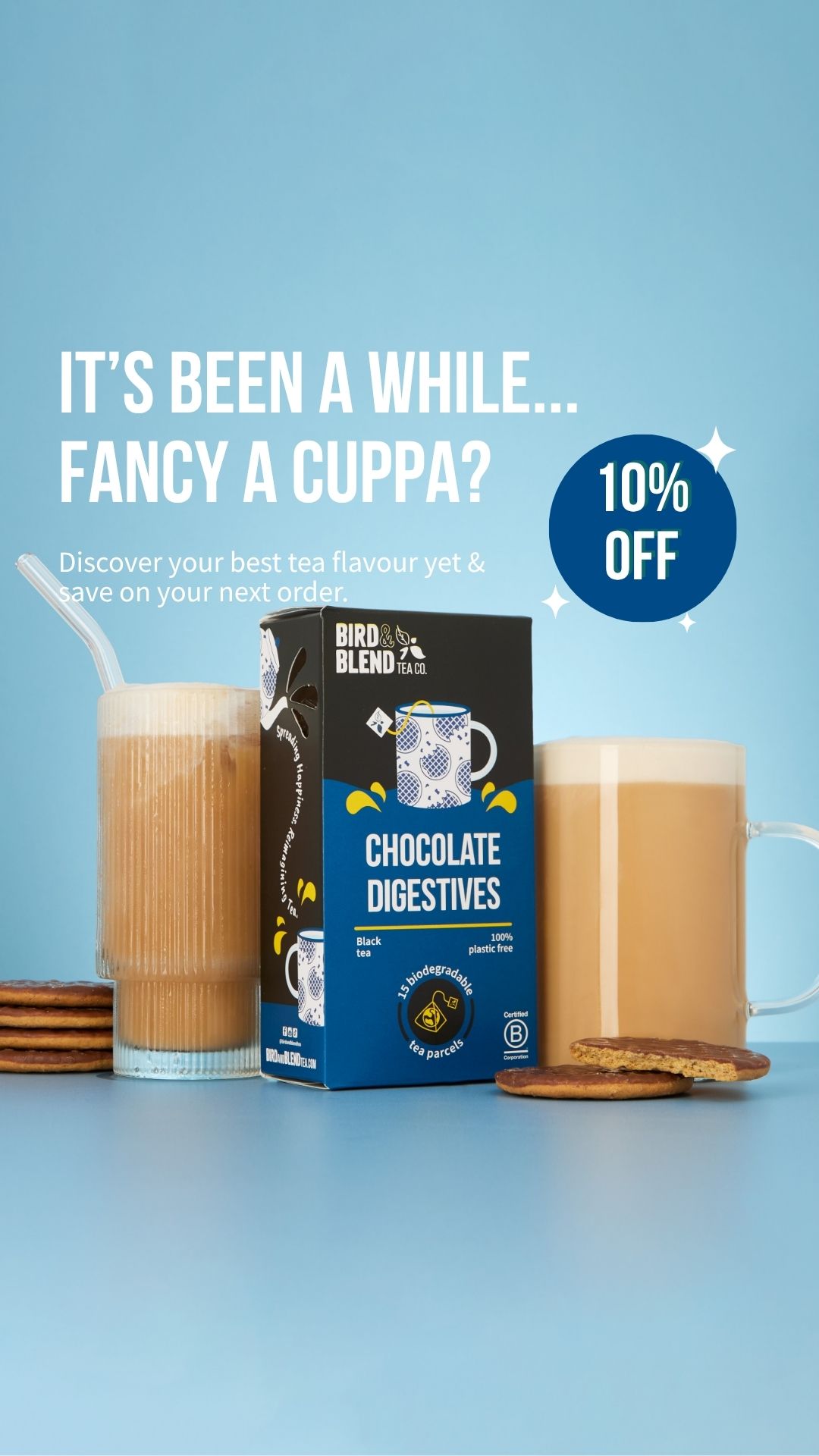 Bird & Blend Tea Co. Facebook ad