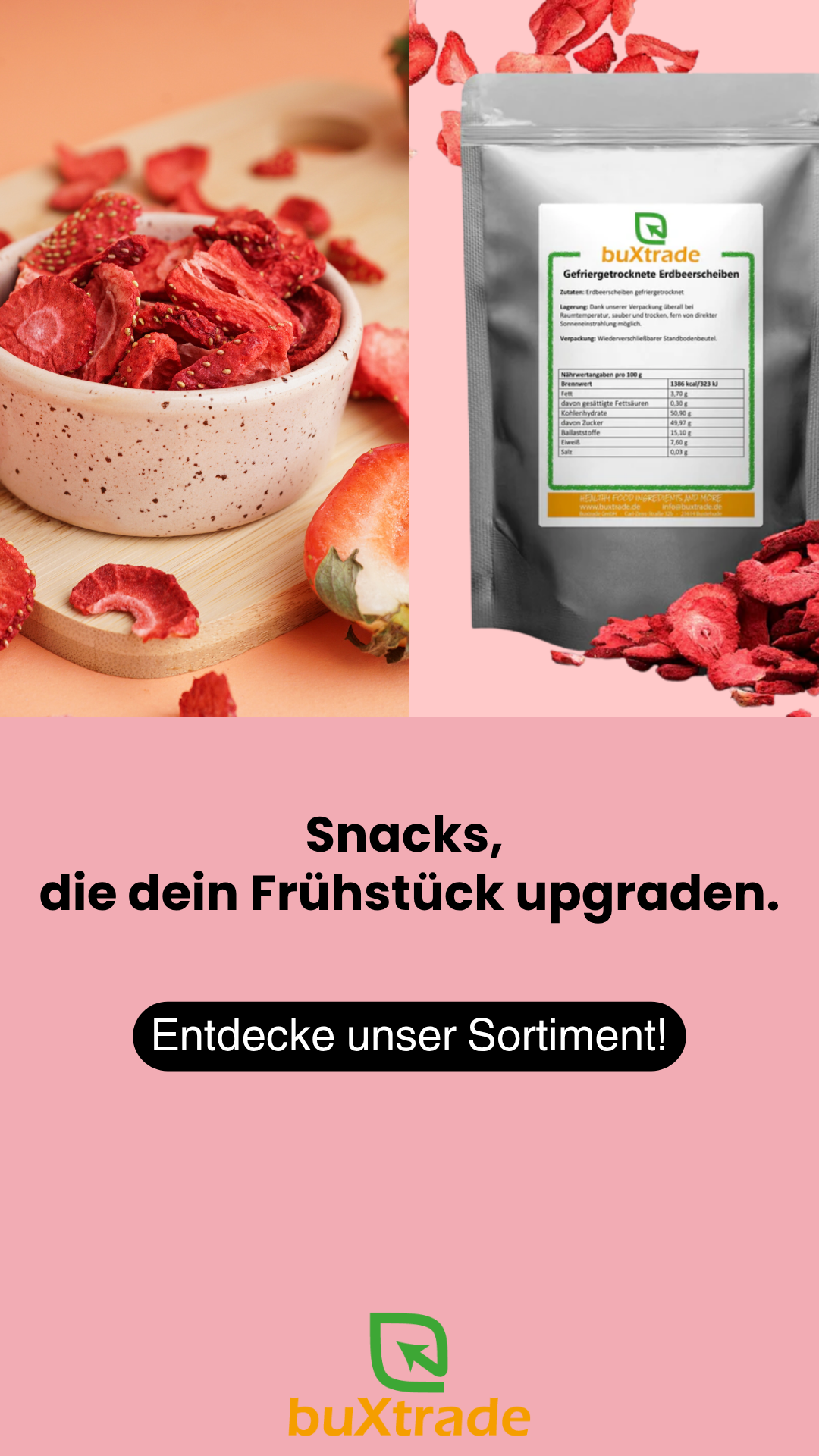 Buxtrade - Healthy food ingredients and more Facebook ad
