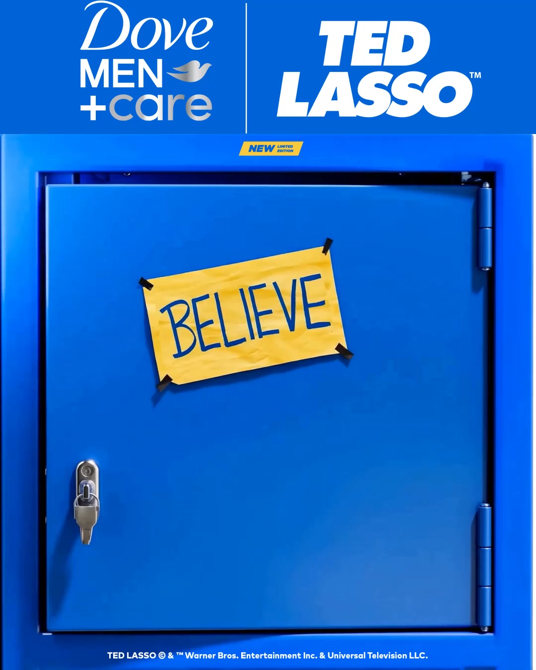 Javi Berrellez Facebook ad: Dove Men+Care Limited Edition Ted Lasso Body & Face Wash…