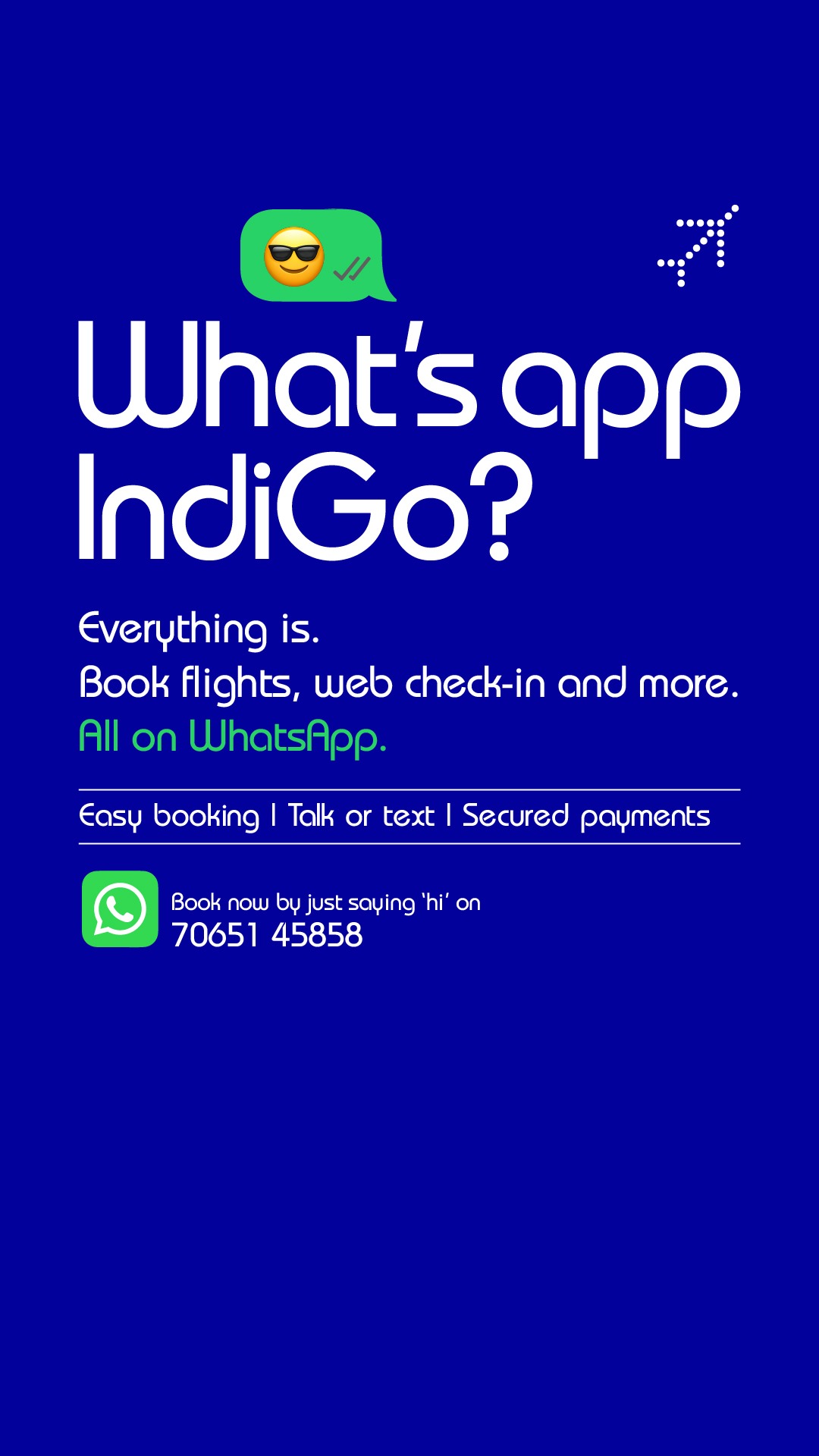 IndiGo Facebook ad