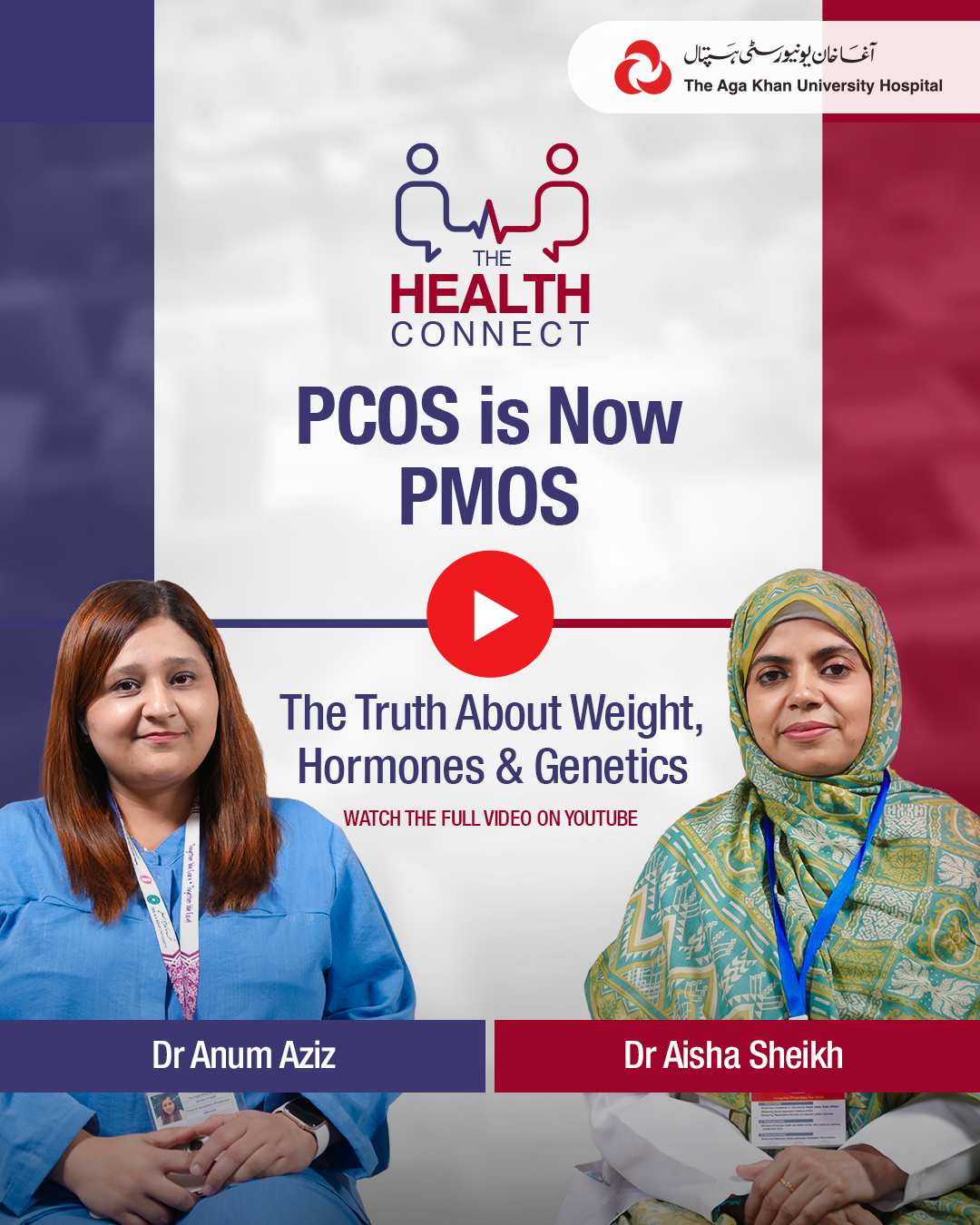 Aga Khan University Hospital Pakistan - AKUH Facebook ad: PCOS is Now PMOS