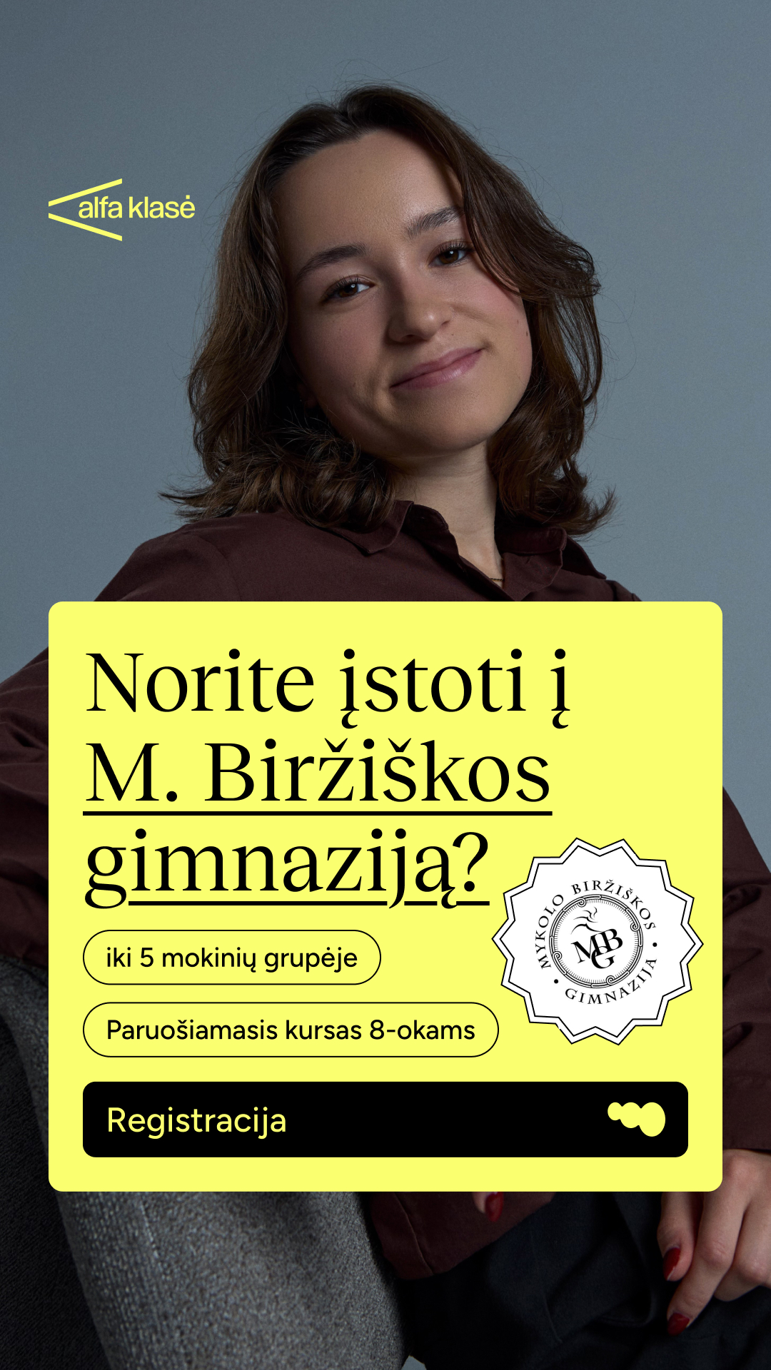 Alfa Klasė Facebook ad